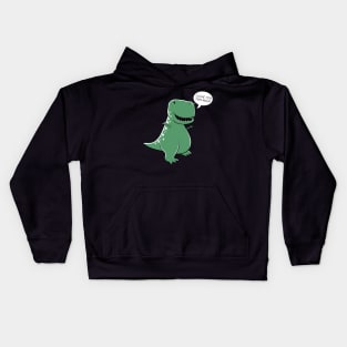 T-Rex Loves You This Much Kids Hoodie